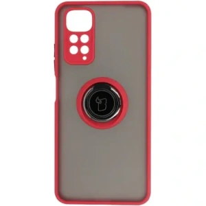 Kup Bizon Case Hybrid Ring Xiaomi Redmi Note 11 / 11S 4G fumuriu cu un cadru roșu - BIZ2278 - {ean13} - Sklep Home Screen