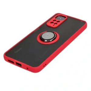 Kup Bizon Case Hybrid Ring Xiaomi Redmi Note 11 / 11S 4G fumuriu cu un cadru roșu - BIZ2278 - {ean13} - Sklep Home Screen