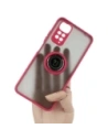 Kup Bizon Case Hybrid Ring Xiaomi Redmi Note 11 / 11S 4G fumuriu cu un cadru roșu - BIZ2278 - {ean13} - Sklep Home Screen