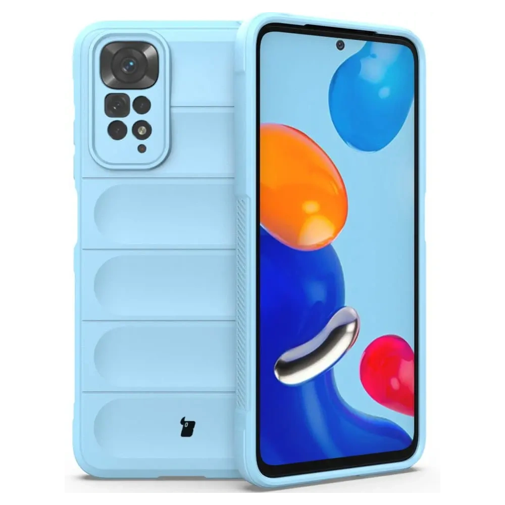 Pancerne etui Bizon Case Tur do Xiaomi Redmi Note 11 / 11S 4G jasnoniebieskie