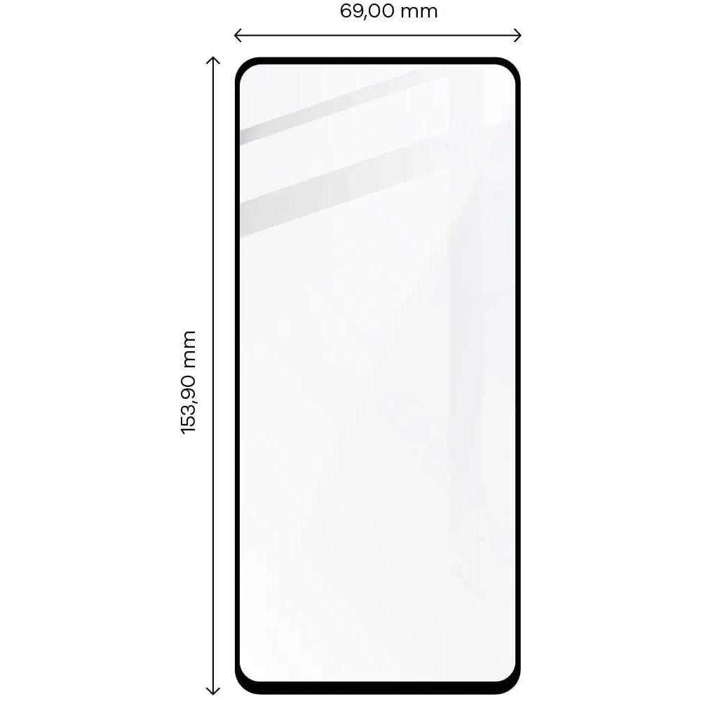 Szkło hartowane Bizon Glass Edge - [2 PACK] + ochrona na obiektyw Redmi Note 11s 4G