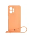 Etui Bizon Case Silicone do Xiaomi Redmi Note 12 4G pomarańczowe