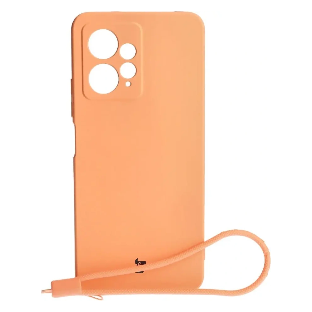 Etui Bizon Case Silicone do Xiaomi Redmi Note 12 4G pomarańczowe