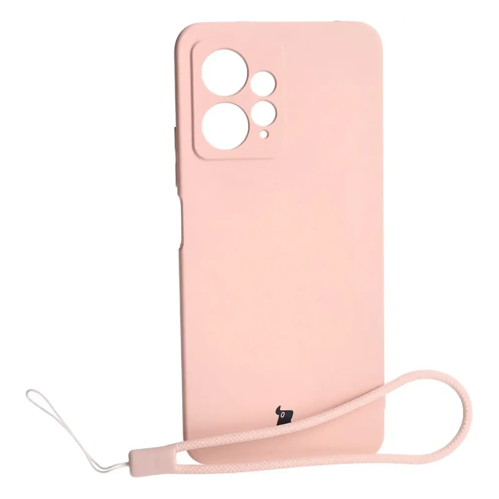 Etui Bizon Case Silicone do Xiaomi Redmi Note 12 4G jasnoróżowe
