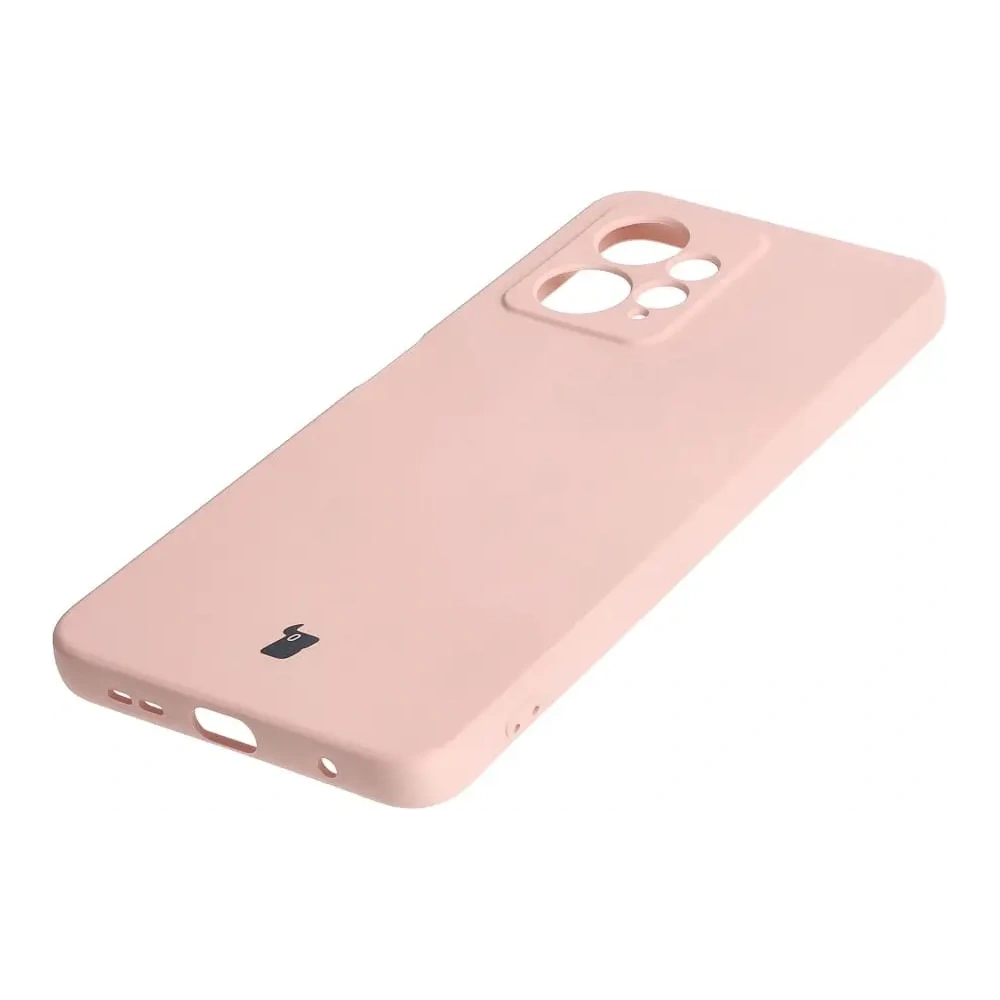 Etui Bizon Case Silicone do Xiaomi Redmi Note 12 4G jasnoróżowe
