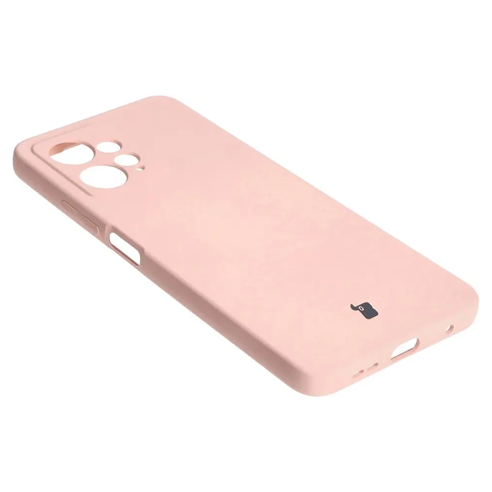 Etui Bizon Case Silicone do Xiaomi Redmi Note 12 4G jasnoróżowe