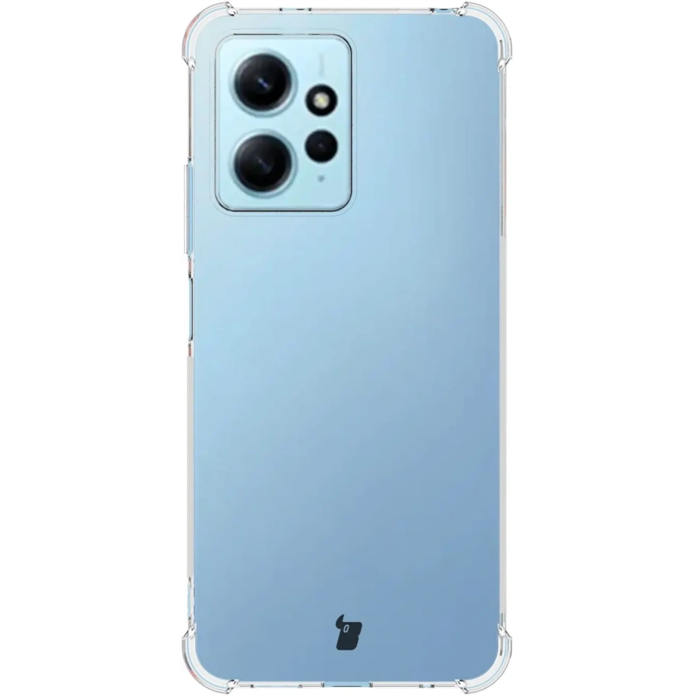 Etui + 2x szkło na ekran + obiektyw Bizon Case Clear Pack do Xiaomi Redmi Note 12 4G przezroczyste