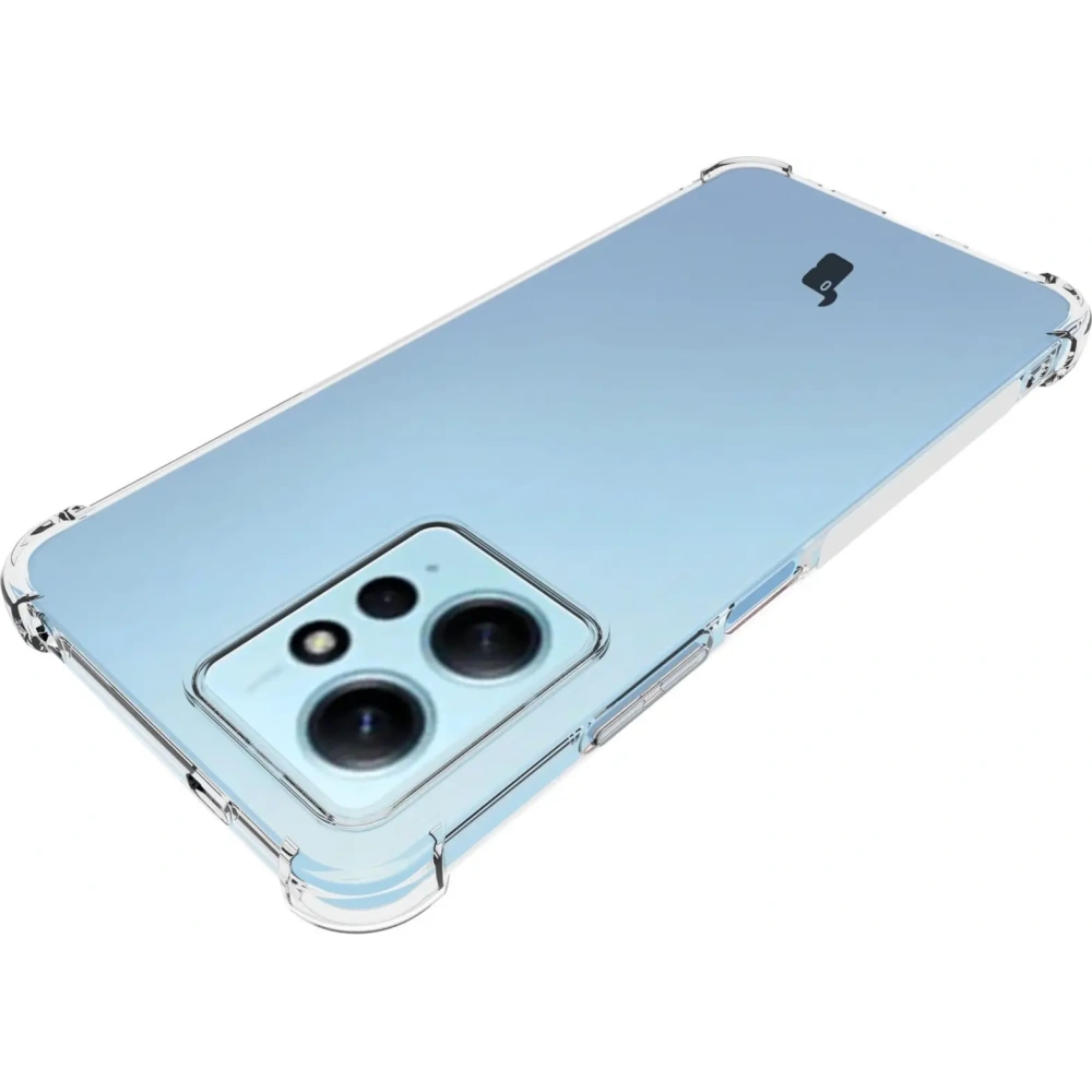 Etui + 2x szkło na ekran + obiektyw Bizon Case Clear Pack do Xiaomi Redmi Note 12 4G przezroczyste