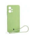 Etui Bizon Case Silicone Sq do Xiaomi POCO X5 Redmi Note 12 5G jasnozielone