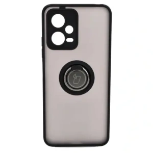 Kup Etui z uchwytem na palec Bizon Case Hybrid Ring do Xiaomi Poco X5 / Redmi Note 12 5G przydymione z czarną ramką - BIZ2292 - {ean13} - Sklep Home Screen