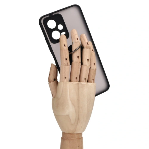 Kup Bizon Case Hybrid Ring Xiaomi Poco X5 / Redmi Note 12 5G füstös fekete kerettel - BIZ2292 - {ean13} - Sklep Home Screen