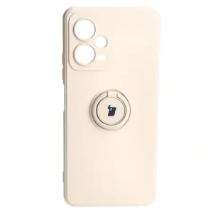Kup Etui Bizon Case Silicone Ring Sq do Xiaomi Redmi Note 12 5G/Poco X5 beżowe - BIZ2293 - {ean13} - Sklep Home Screen
