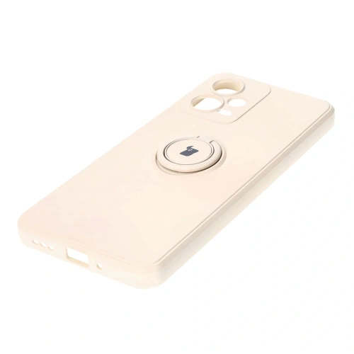 Buy Bizon Case Silicone Ring Sq Xiaomi Redmi Note 12 5G/Poco X5 beige - BIZ2293 - {ean13} - Home Screen Store Europe