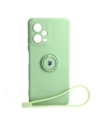 Bizon Case Silicone Ring Sq Xiaomi Redmi Note 12 5G/Poco X5 light green