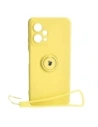 Bizon Case Szilikon Gyűrű Sq Xiaomi Redmi Note 12 5G/Poco X5 sárga