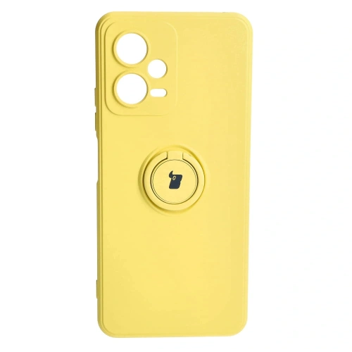 Kup Bizon Case Silicone Ring Sq Xiaomi Redmi Note 12 5G/Poco X5 galben - BIZ2295 - {ean13} - Sklep Home Screen