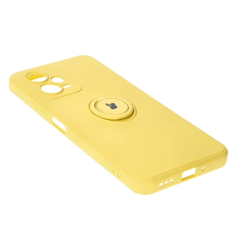 Kup Bizon Case Silicone Ring Sq Xiaomi Redmi Note 12 5G/Poco X5 galben - BIZ2295 - {ean13} - Sklep Home Screen