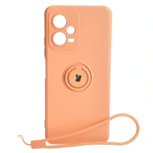 Kup Bizon Case Silikonring Sq Xiaomi Redmi Note 12 5G/Poco X5 orange - BIZ2297 - {ean13} - Sklep Home Screen