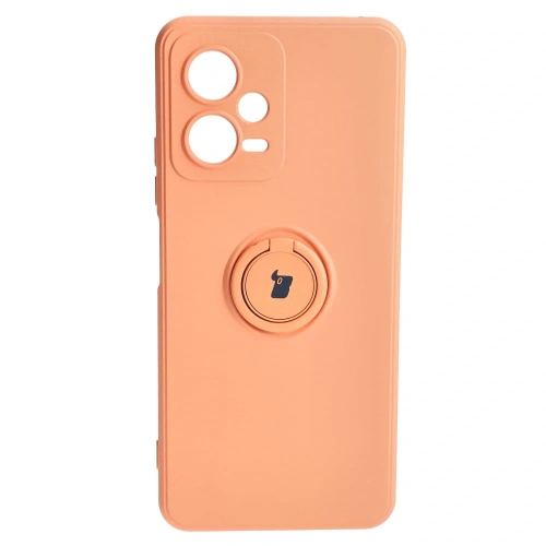 Kup Etui Bizon Case Silicone Ring Sq do Xiaomi Redmi Note 12 5G/Poco X5 pomarańczowe - BIZ2297 - {ean13} - Sklep Home Screen