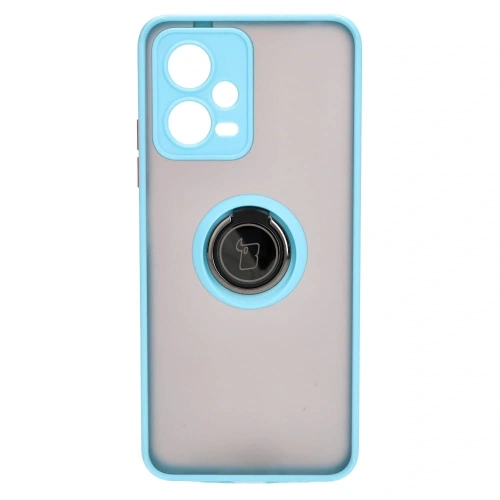 Buy Bizon Case Hybrid Ring Xiaomi Poco X5 / Redmi Note 12 5G smoky with a light blue frame - BIZ2300 - {ean13} - Home Screen Store Europe
