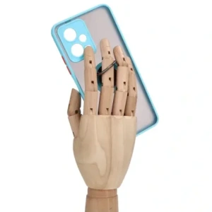 Kup Etui z uchwytem na palec Bizon Case Hybrid Ring do Xiaomi Poco X5 / Redmi Note 12 5G przydymione z jasnoniebieską ramką - BIZ2300 - {ean13} - Sklep Home Screen