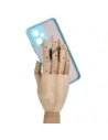 Buy Bizon Case Hybrid Ring Xiaomi Poco X5 / Redmi Note 12 5G smoky with a light blue frame - BIZ2300 - {ean13} - Home Screen Store Europe