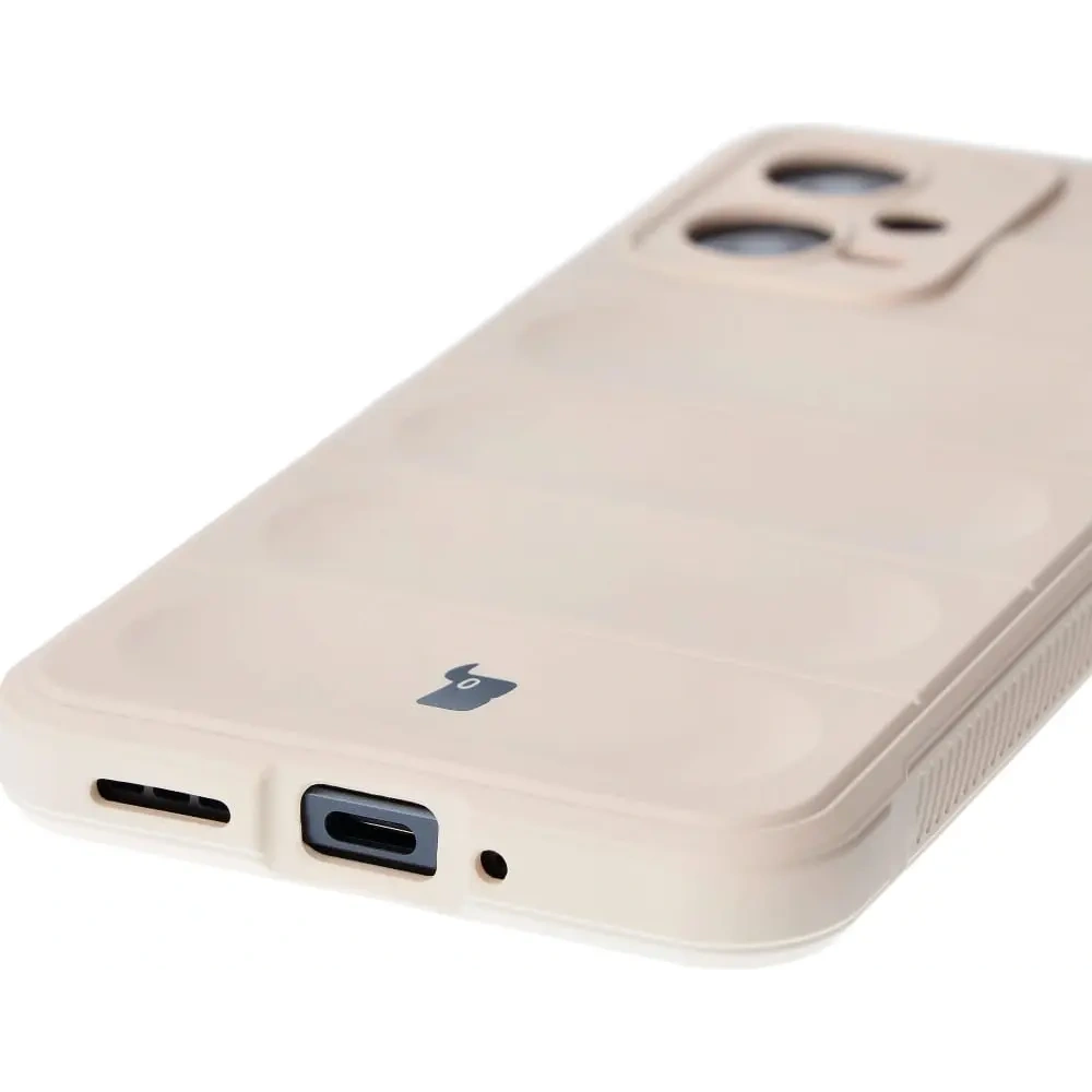 Pancerne etui Bizon Case Tur do Xiaomi Poco X5 beżowe