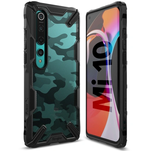 Kup Etui Ringke Fusion-X Xiaomi Mi 10/Pro Camo (Moro) Black - RGK1170MOB - {ean13} - Sklep Home Screen