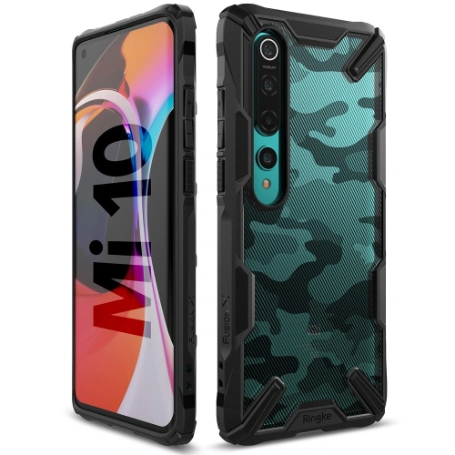 Kup Etui Ringke Fusion-X Xiaomi Mi 10/Pro Camo (Moro) černé - RGK1170MOB - {ean13} - Sklep Home Screen