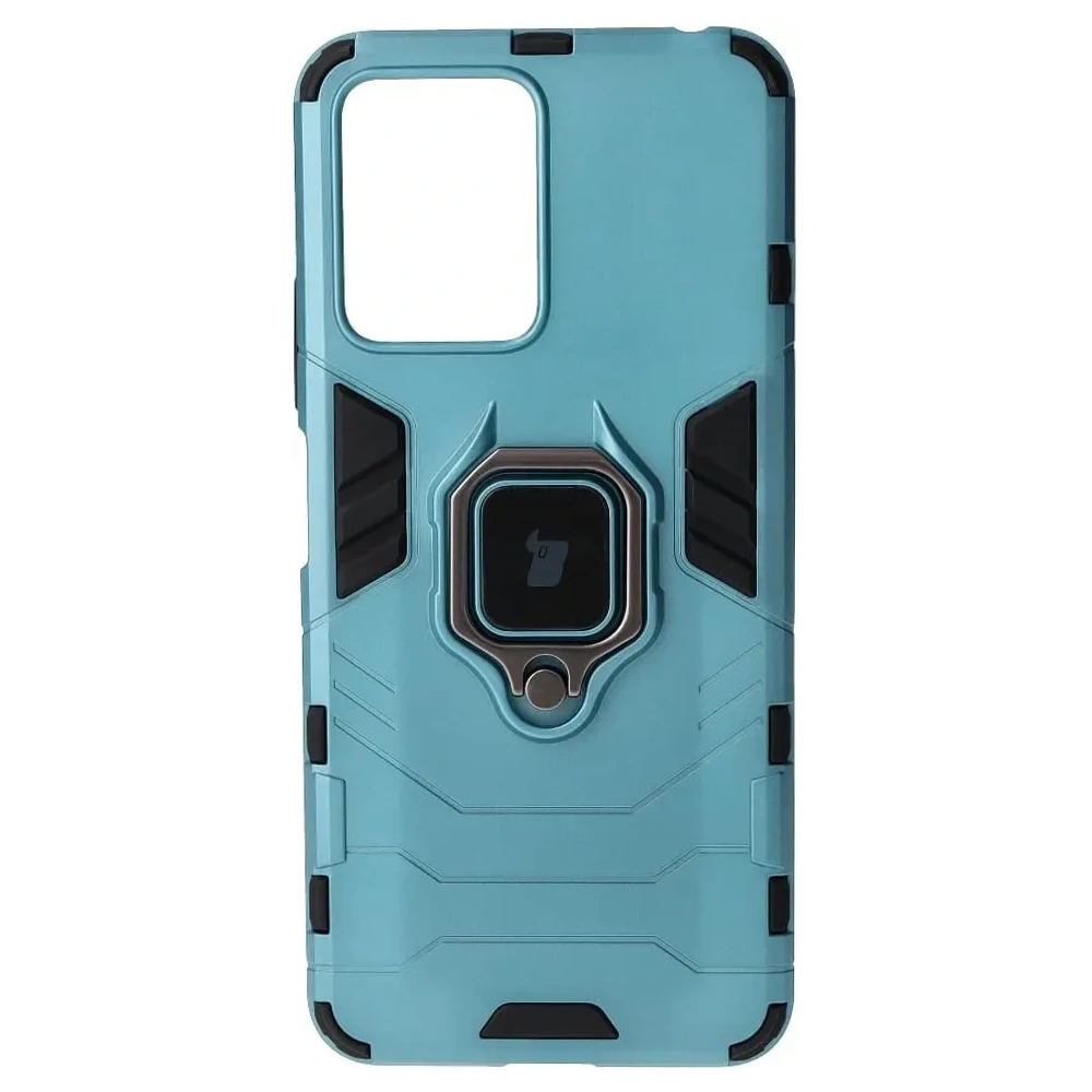 Etui Bizon Case Armor Ring do Xiaomi POCO X5 / Redmi Note 12 5G niebieskie