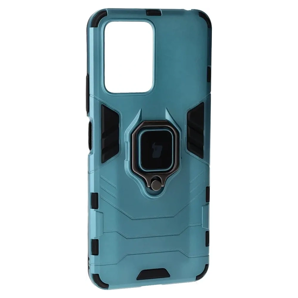 Etui Bizon Case Armor Ring do Xiaomi POCO X5 / Redmi Note 12 5G niebieskie
