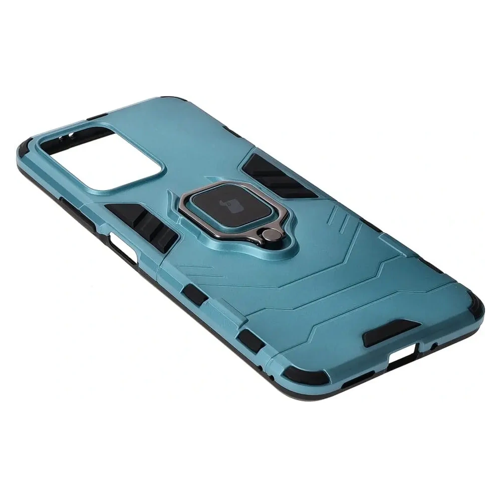 Etui Bizon Case Armor Ring do Xiaomi POCO X5 / Redmi Note 12 5G niebieskie