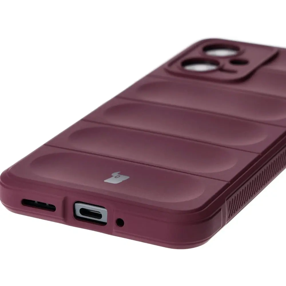 Pancerne etui Bizon Case Tur do Xiaomi Poco X5 ciemnofioletowe
