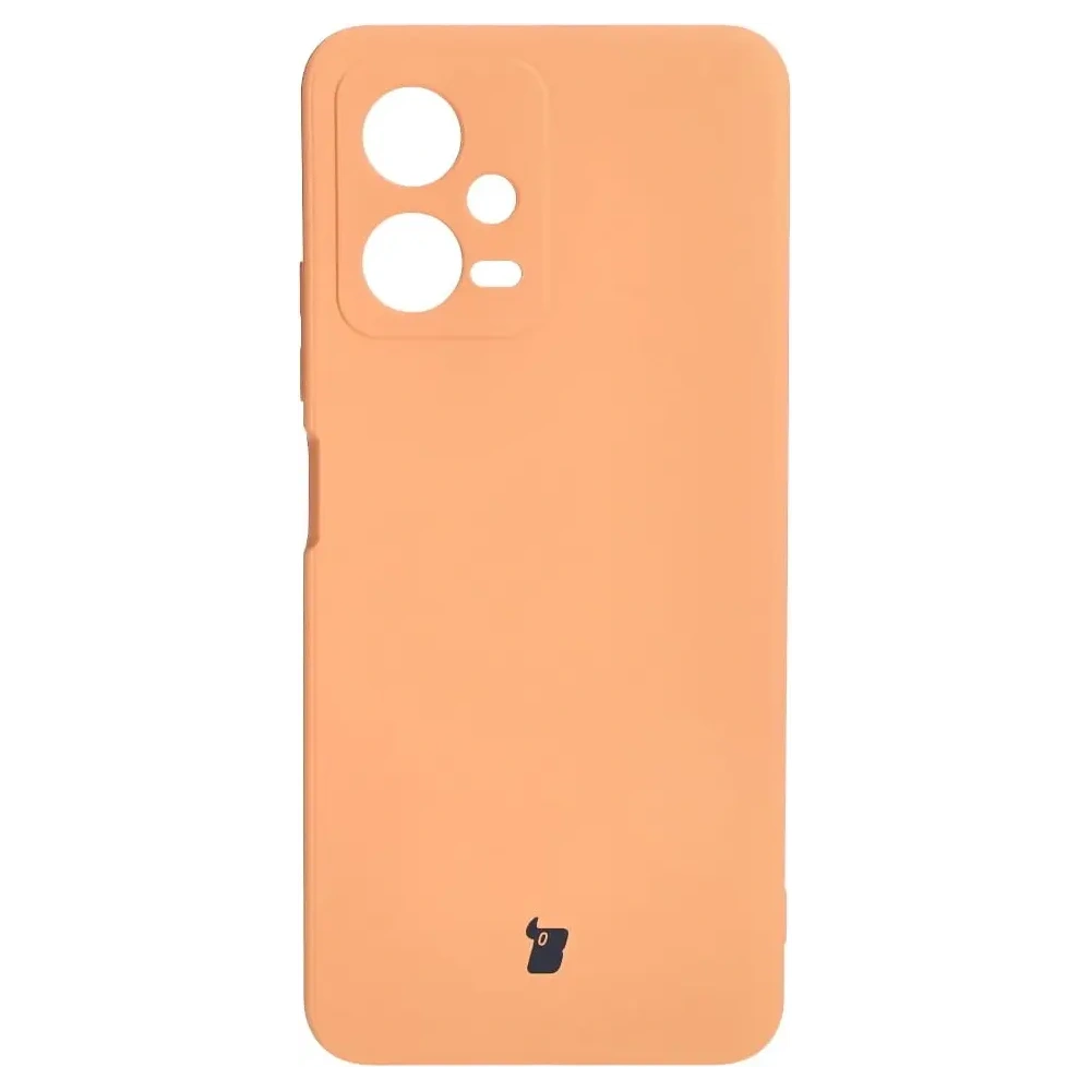 Etui Bizon Case Silicone Sq do Xiaomi POCO X5 Redmi Note 12 5G pomarańczowe