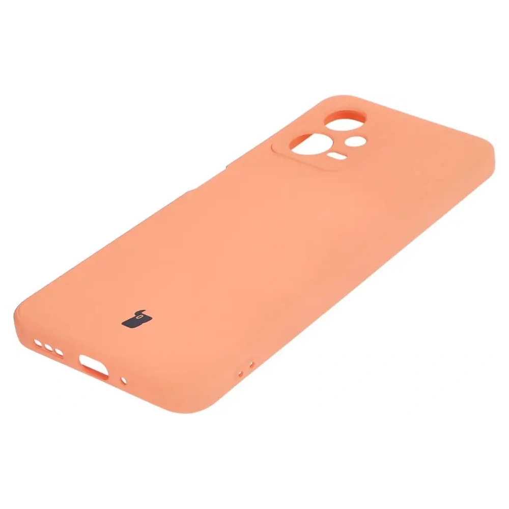 Etui Bizon Case Silicone Sq do Xiaomi POCO X5 Redmi Note 12 5G pomarańczowe