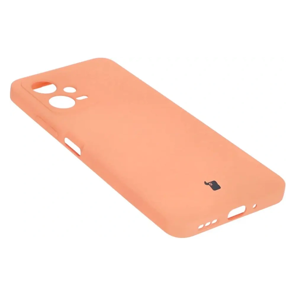 Etui Bizon Case Silicone Sq do Xiaomi POCO X5 Redmi Note 12 5G pomarańczowe