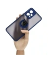 Buy Bizon Case Hybrid Ring Xiaomi Poco X5 / Redmi Note 12 5G smoky with a navy blue frame - BIZ2306 - {ean13} - Home Screen Store Europe