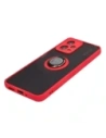 Kup Bizon Case Hybrid Ring Xiaomi Poco X5 / Redmi Note 12 5G fumuriu cu un cadru roșu - BIZ2308 - {ean13} - Sklep Home Screen