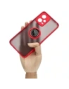 Buy Bizon Case Hybrid Ring Xiaomi Poco X5 / Redmi Note 12 5G smoky with a red frame - BIZ2308 - {ean13} - Home Screen Store Europe