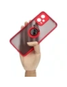 Buy Bizon Case Hybrid Ring Xiaomi Poco X5 / Redmi Note 12 5G smoky with a red frame - BIZ2308 - {ean13} - Home Screen Store Europe