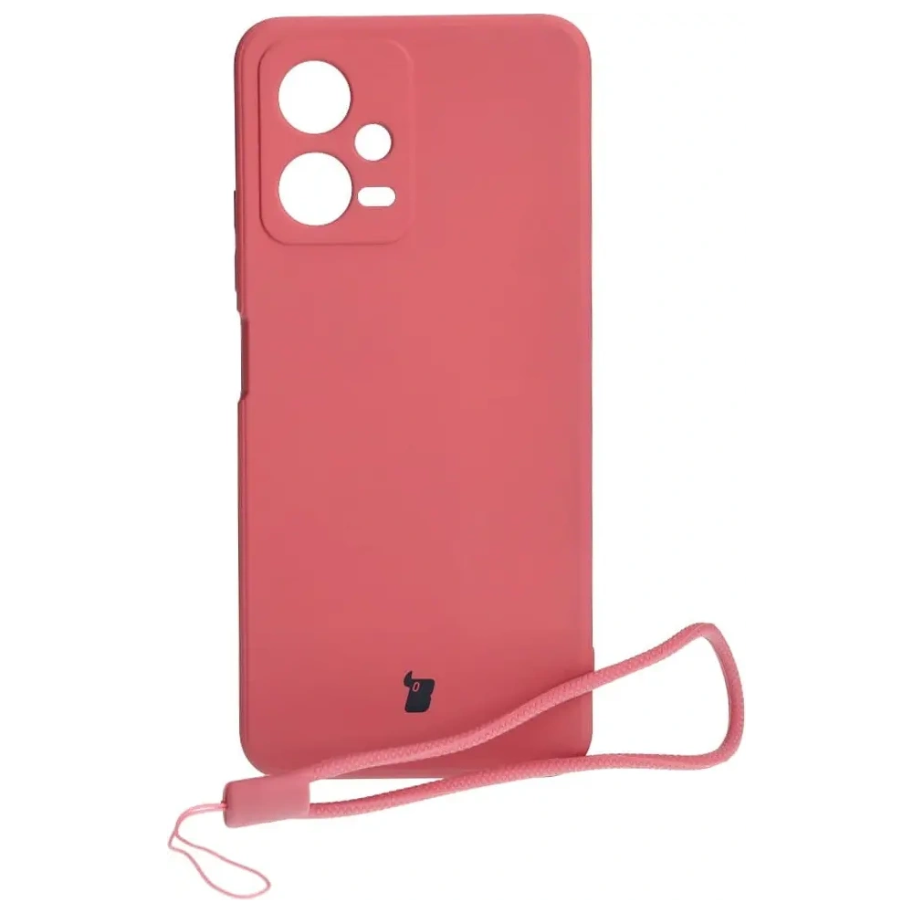 Etui Bizon Case Silicone Sq do Xiaomi POCO X5 Redmi Note 12 5G brudny róż