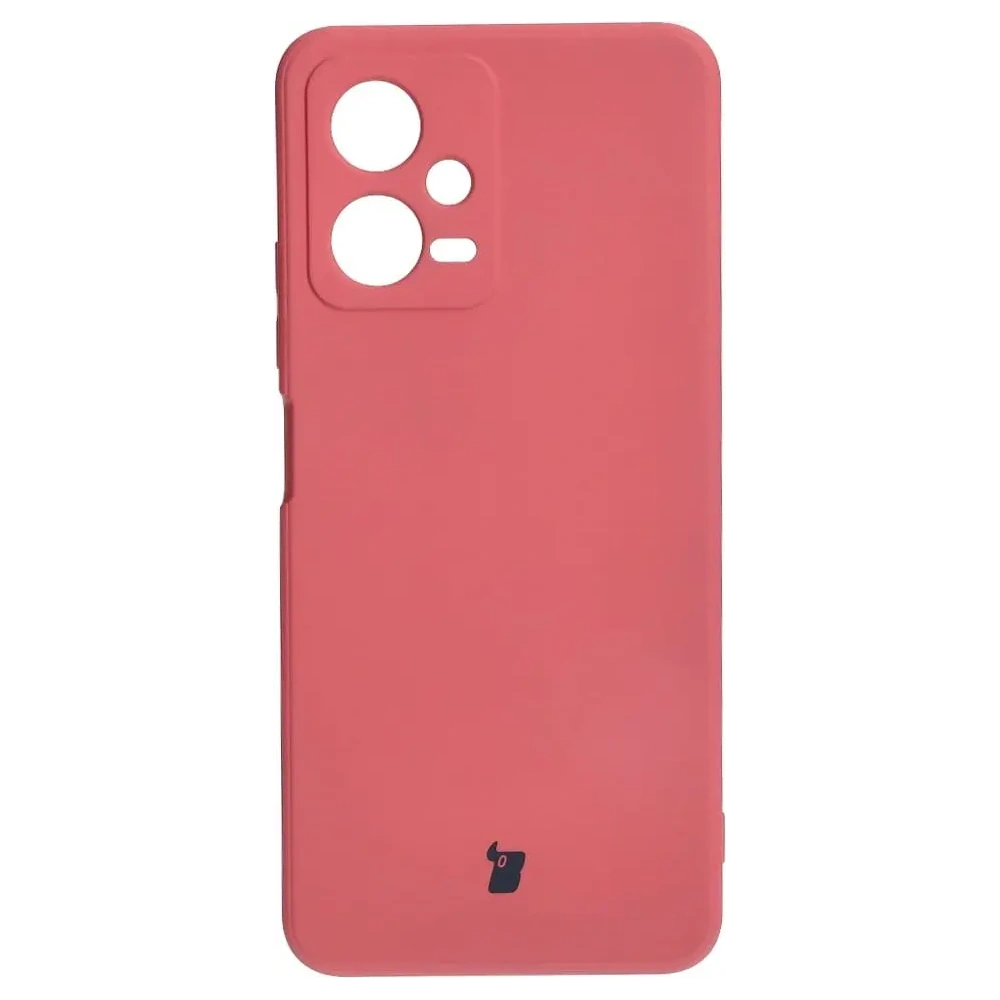 Etui Bizon Case Silicone Sq do Xiaomi POCO X5 Redmi Note 12 5G brudny róż