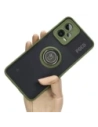 Bizon Case Hybrid Ring Xiaomi Poco X5 / Redmi Note 12 5G smoky with a green frame
