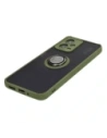 Kup Bizon Case Hybrid Ring Xiaomi Poco X5 / Redmi Note 12 5G fumuriu cu un cadru verde - BIZ2311 - {ean13} - Sklep Home Screen
