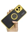 Buy Bizon Case Hybrid Ring Xiaomi Poco X5 / Redmi Note 12 5G smoky with a yellow frame - BIZ2312 - {ean13} - Home Screen Store Europe