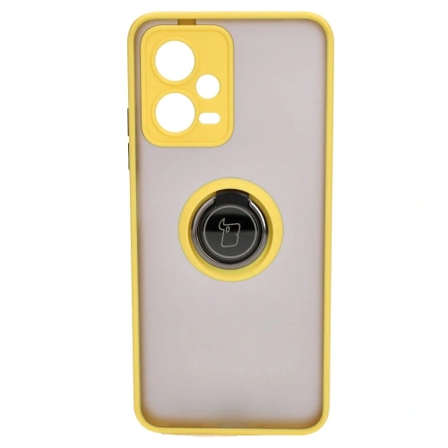 Buy Bizon Case Hybrid Ring Xiaomi Poco X5 / Redmi Note 12 5G smoky with a yellow frame - BIZ2312 - {ean13} - Home Screen Store Europe