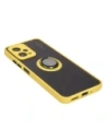 Buy Bizon Case Hybrid Ring Xiaomi Poco X5 / Redmi Note 12 5G smoky with a yellow frame - BIZ2312 - {ean13} - Home Screen Store Europe
