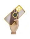 Buy Bizon Case Hybrid Ring Xiaomi Poco X5 / Redmi Note 12 5G smoky with a yellow frame - BIZ2312 - {ean13} - Home Screen Store Europe