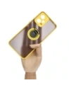 Buy Bizon Case Hybrid Ring Xiaomi Poco X5 / Redmi Note 12 5G smoky with a yellow frame - BIZ2312 - {ean13} - Home Screen Store Europe