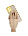 Kup Etui z uchwytem na palec Bizon Case Hybrid Ring do Xiaomi Poco X5 / Redmi Note 12 5G przydymione z żółtą ramką - BIZ2312 - {ean13} - Sklep Home Screen